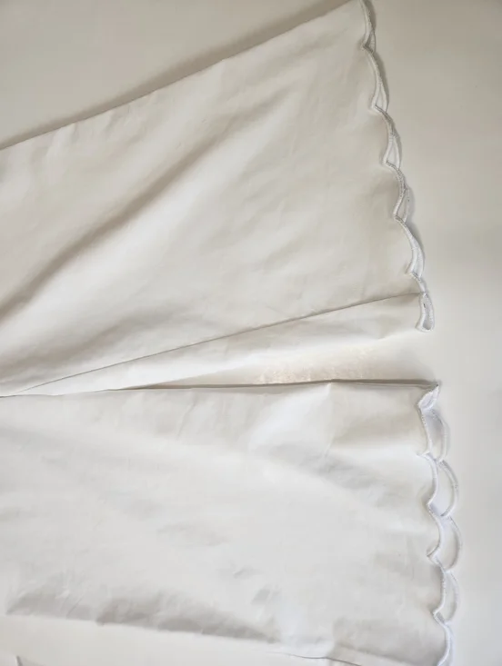 Chico's Weekends White Tru Temp Scallop Hem Summer Beach Capri Size 1 (M/8) - Picture 6 of 10